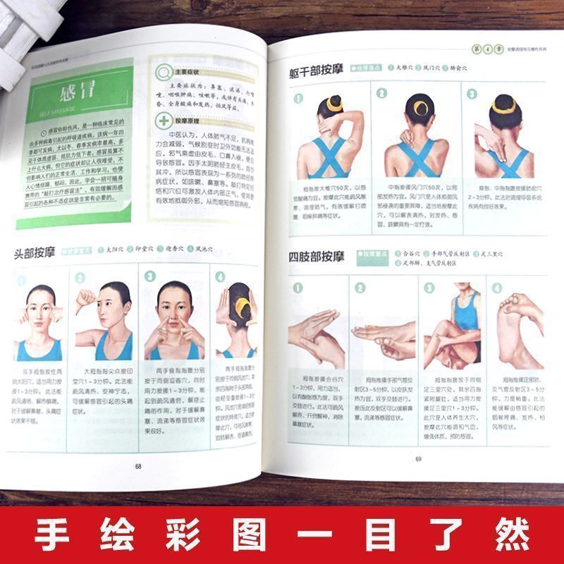 《从头到脚奇效按摩全图解》