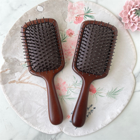 【天然气囊按摩经络护发梳】一梳百顺