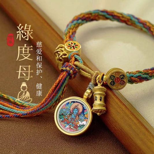 【藏式唐卡手绳】八大守护神生肖手链 男女同款