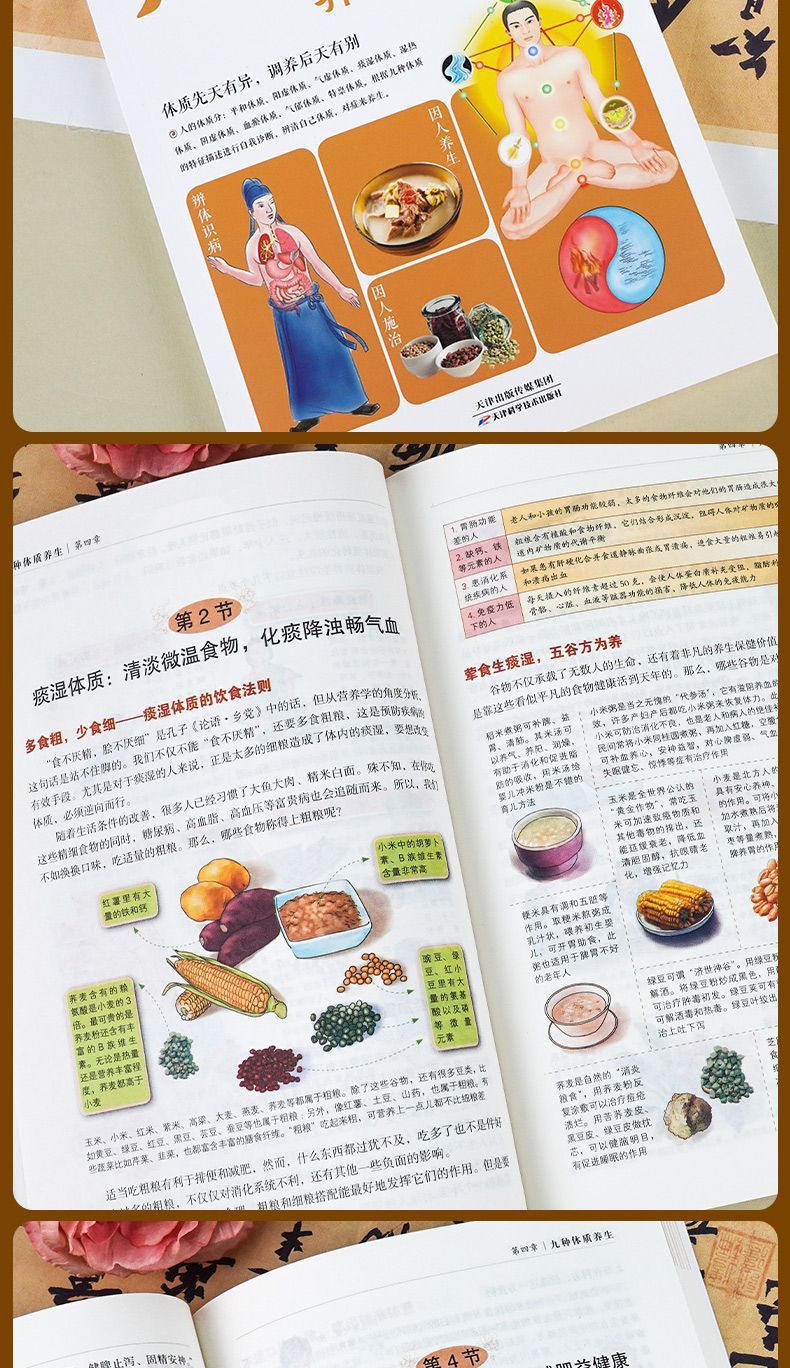 【九种体质养生全书食疗养生书籍】