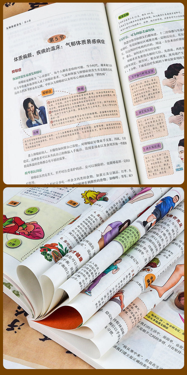 【九种体质养生全书食疗养生书籍】