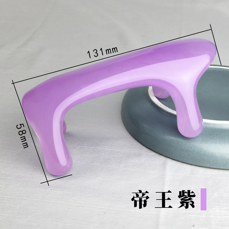 【天然树脂按摩狗】肩颈背疏通神器｜一推赶走全身酸痛✨