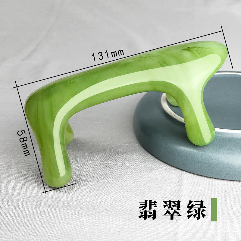 【天然树脂按摩狗】肩颈背疏通神器｜一推赶走全身酸痛✨