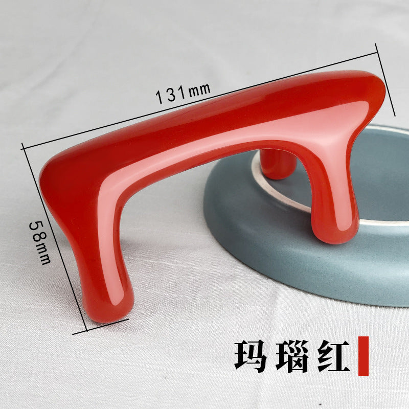 【天然树脂按摩狗】肩颈背疏通神器｜一推赶走全身酸痛✨